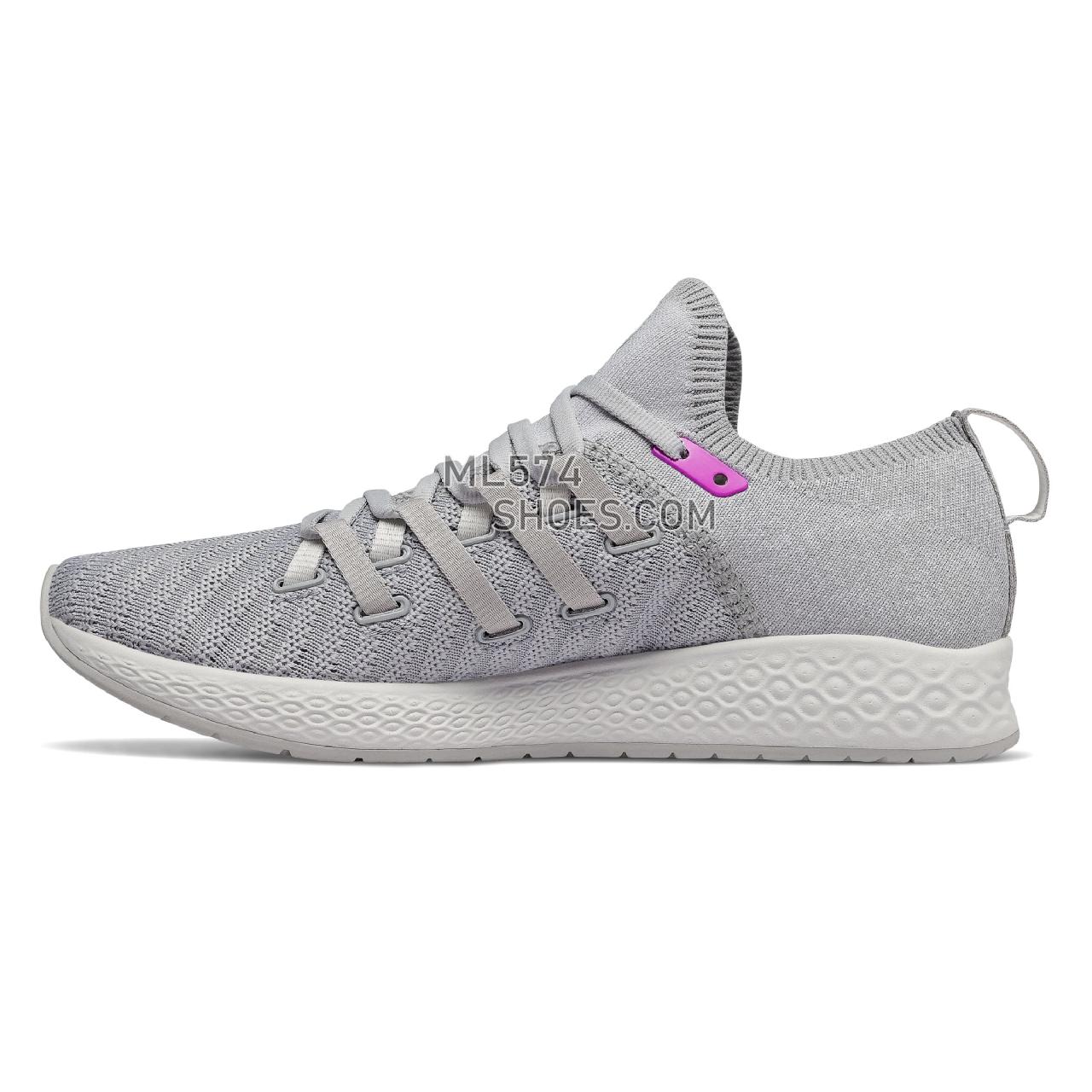 New Balance Fresh Foam Zante Trainer - Women's Fresh Foam Zante Trainer - Rain Cloud with Nimbus Cloud and Voltage Violet - WXZNTLW
