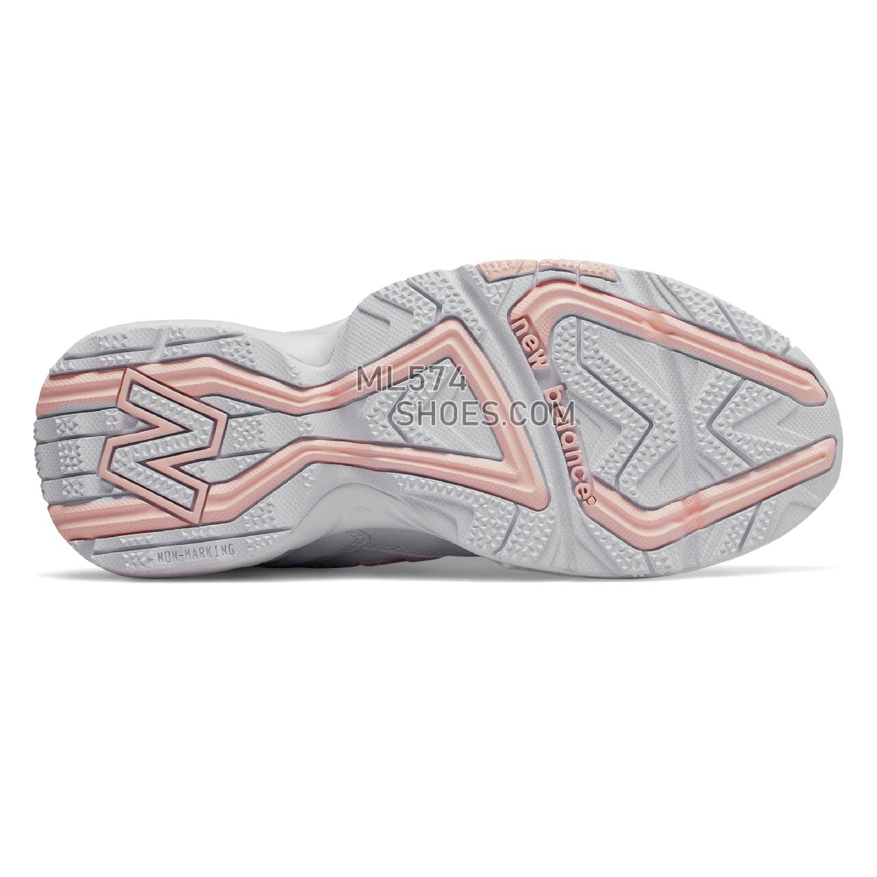 New Balance 608 - Women's 608v1 Training - White with Sun Glow - WX608WI1