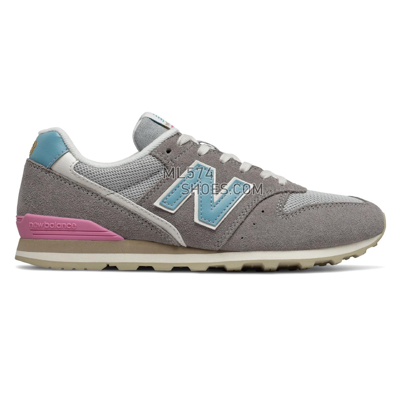 New Balance 996 - Women's 996 Classic - Marblehead with Wax Blue - WL996COL