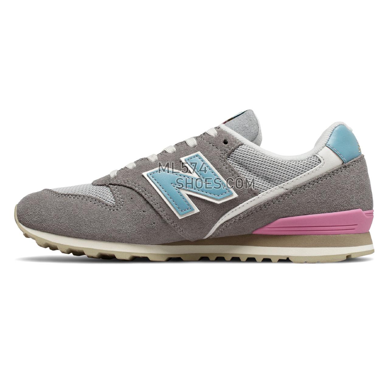 New Balance 996 - Women's 996 Classic - Marblehead with Wax Blue - WL996COL