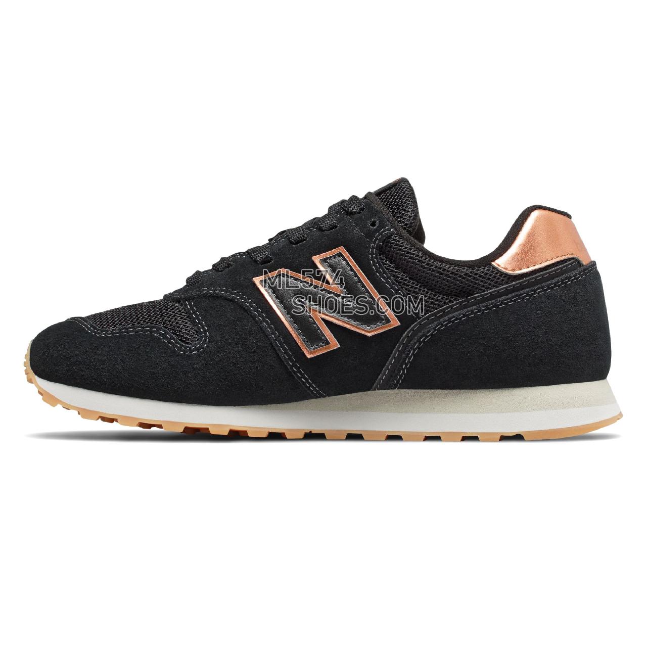 New Balance 373 - Women's 373 Classic - Black with Copper - WL373CE2