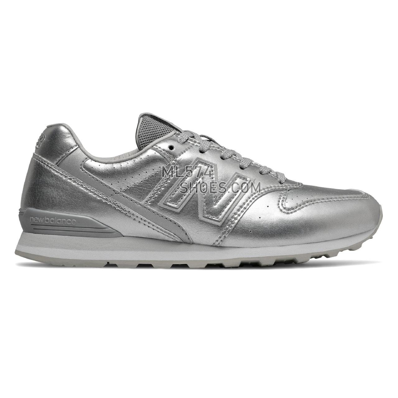 New Balance 996 - Women's 996 Classic - Silver with Munsell White - WL996ALS