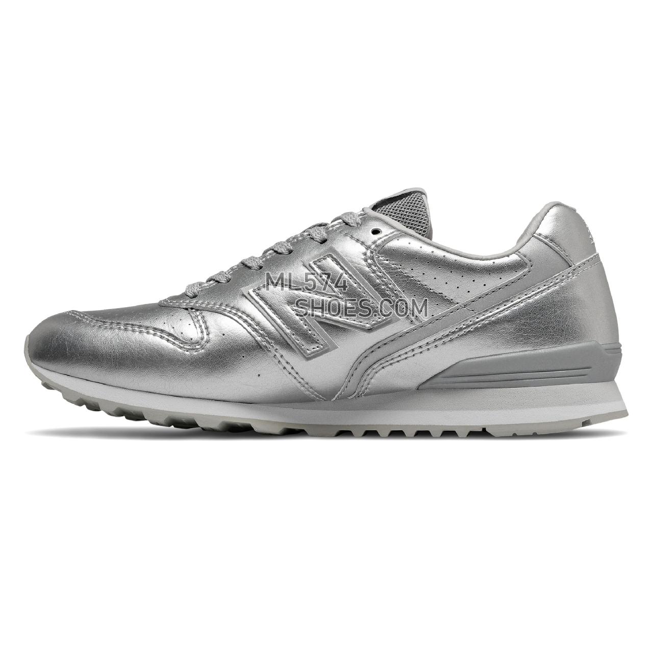 New Balance 996 - Women's 996 Classic - Silver with Munsell White - WL996ALS