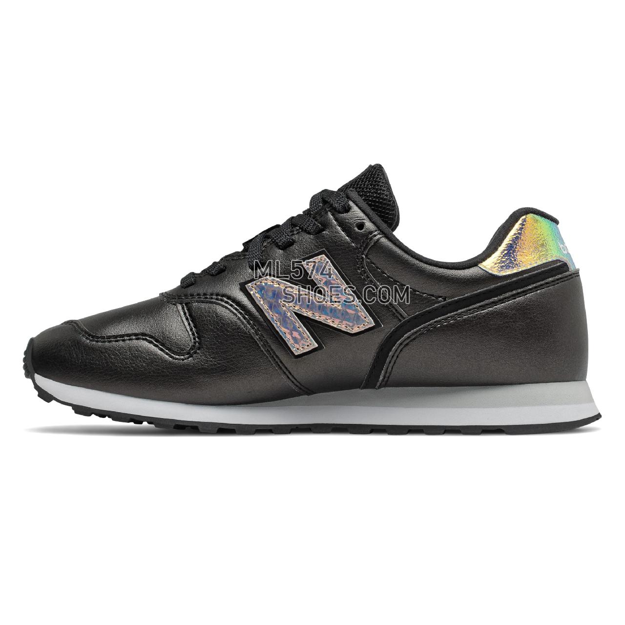 New Balance 373 - Women's 373 Classic - Black with White - WL373GB2