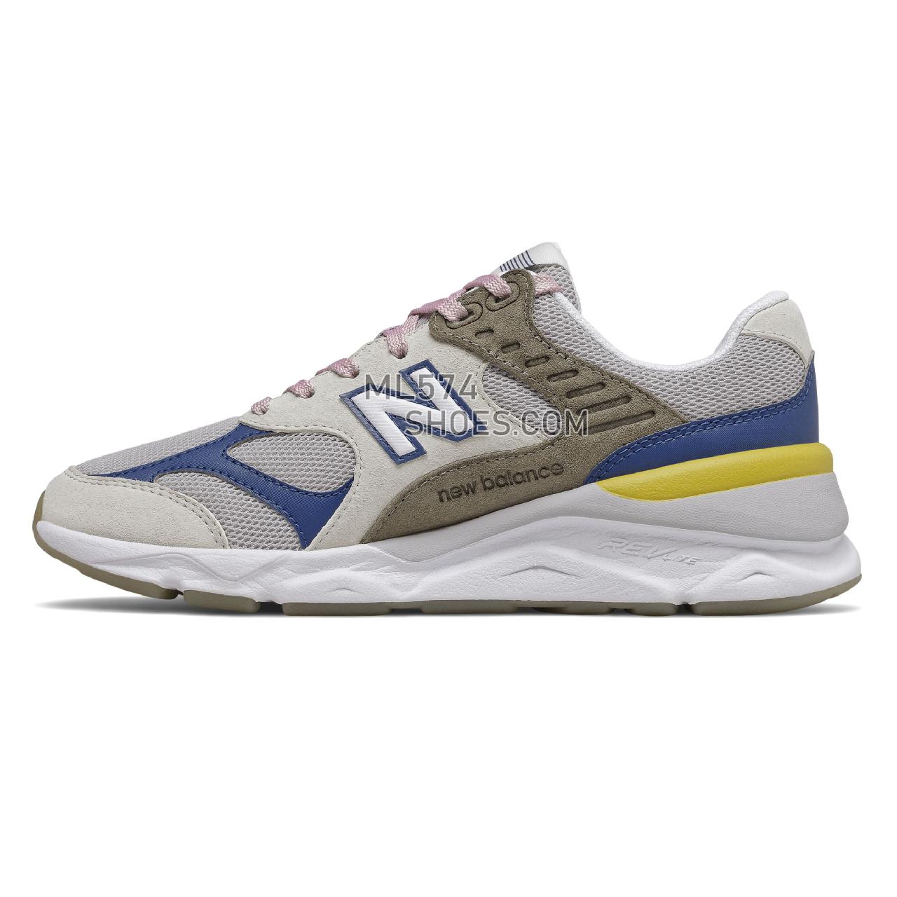 New Balance Reformation X-90 Reconstructed - Women's X90 Reconstructed Classic - Sea Salt with Andromeda Blue - WSX90REG