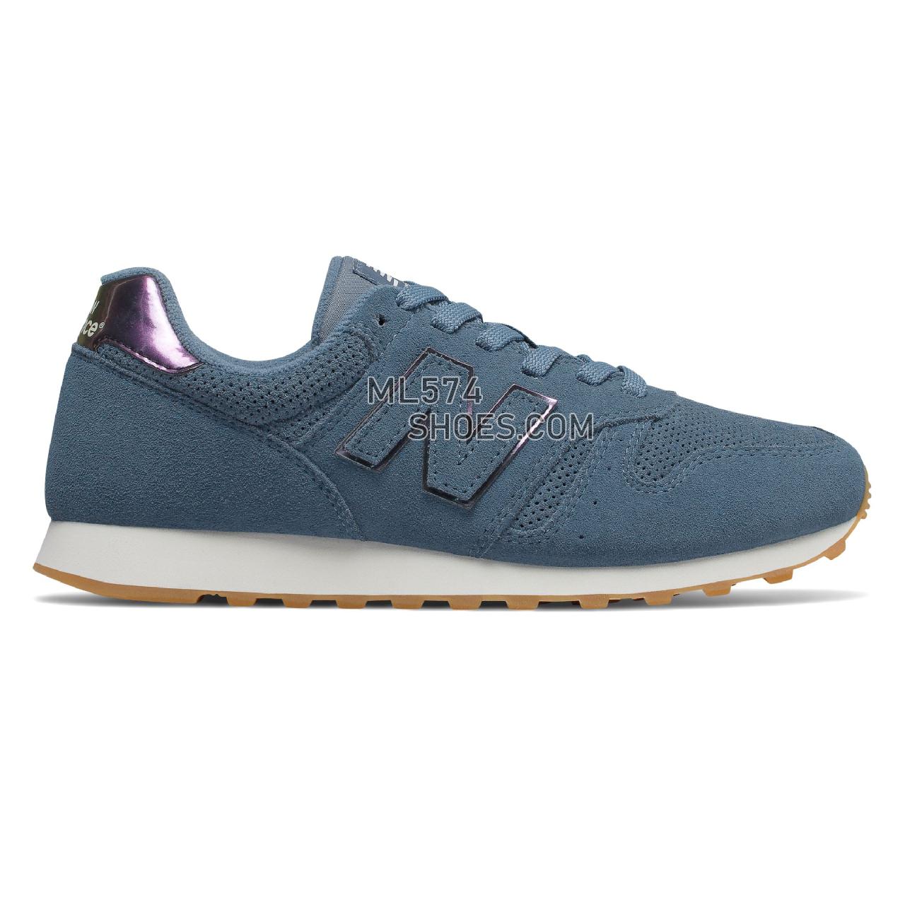 New Balance 373 - Women's 373 Classic WL373V1-26366-W - Chambray with Sea Salt - WL373WNG