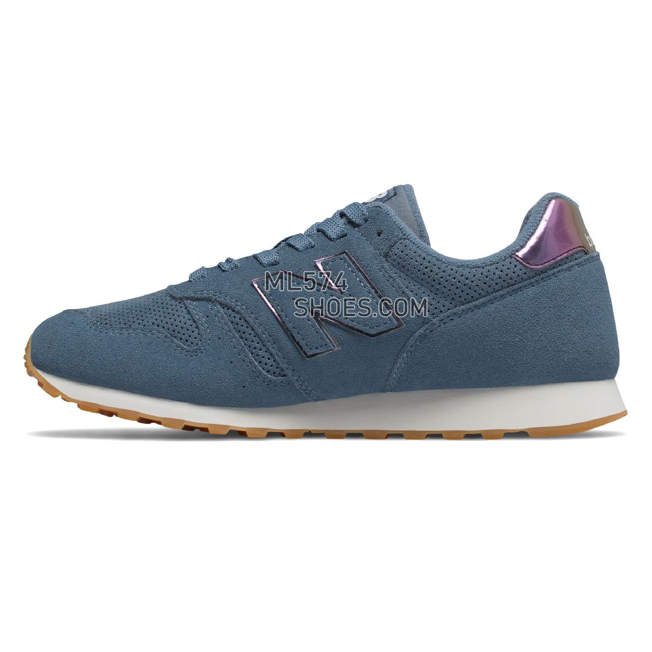 New Balance 373 - Women's 373 Classic WL373V1-26366-W - Chambray with Sea Salt - WL373WNG