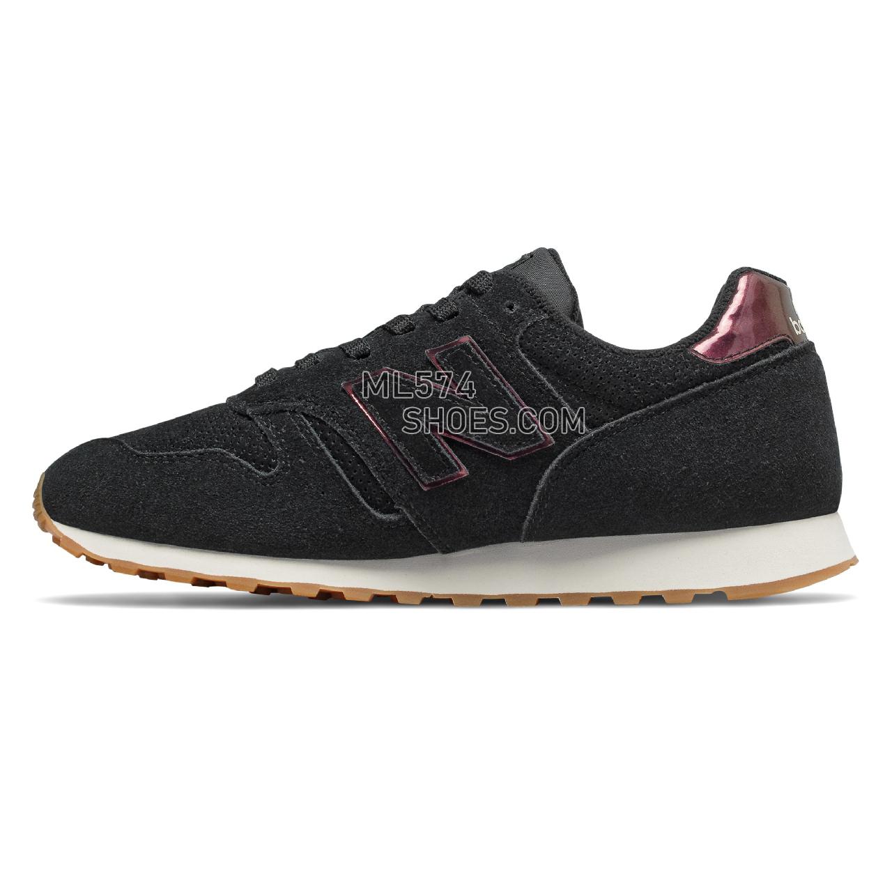 New Balance 373 - Women's 373 Classic WL373V1-26366-W - Black - WL373WNI