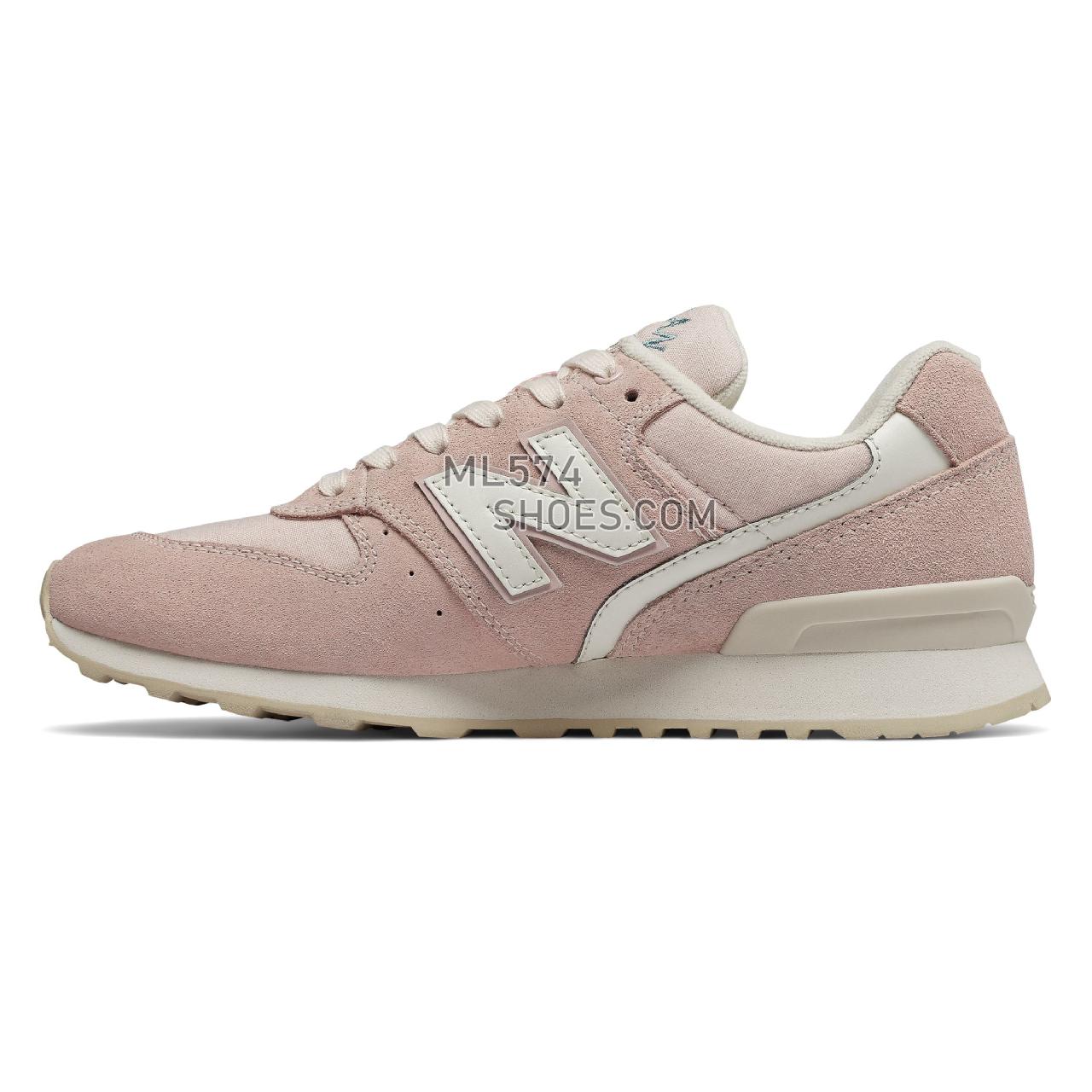 New Balance Suede 996 - Women's Suede 996 Running - Oyster Pink with Sea Salt - WR996YD