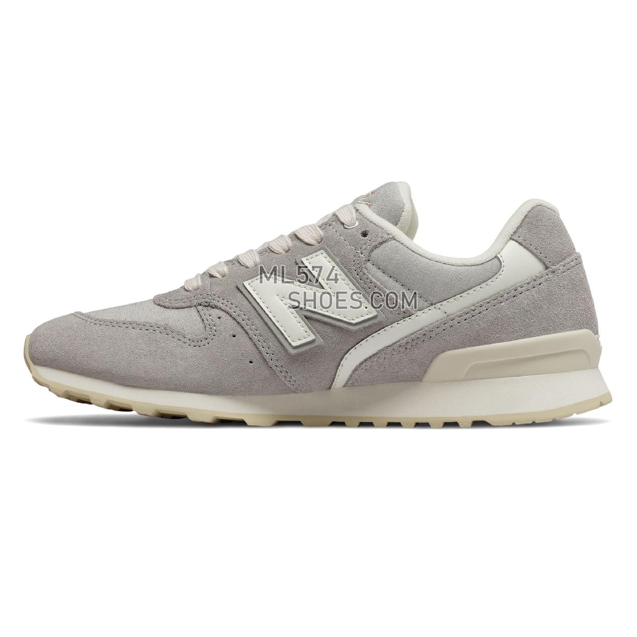 New Balance Suede 996 - Women's Suede 996 Running - Rain Cloud with Sea Salt - WR996YC