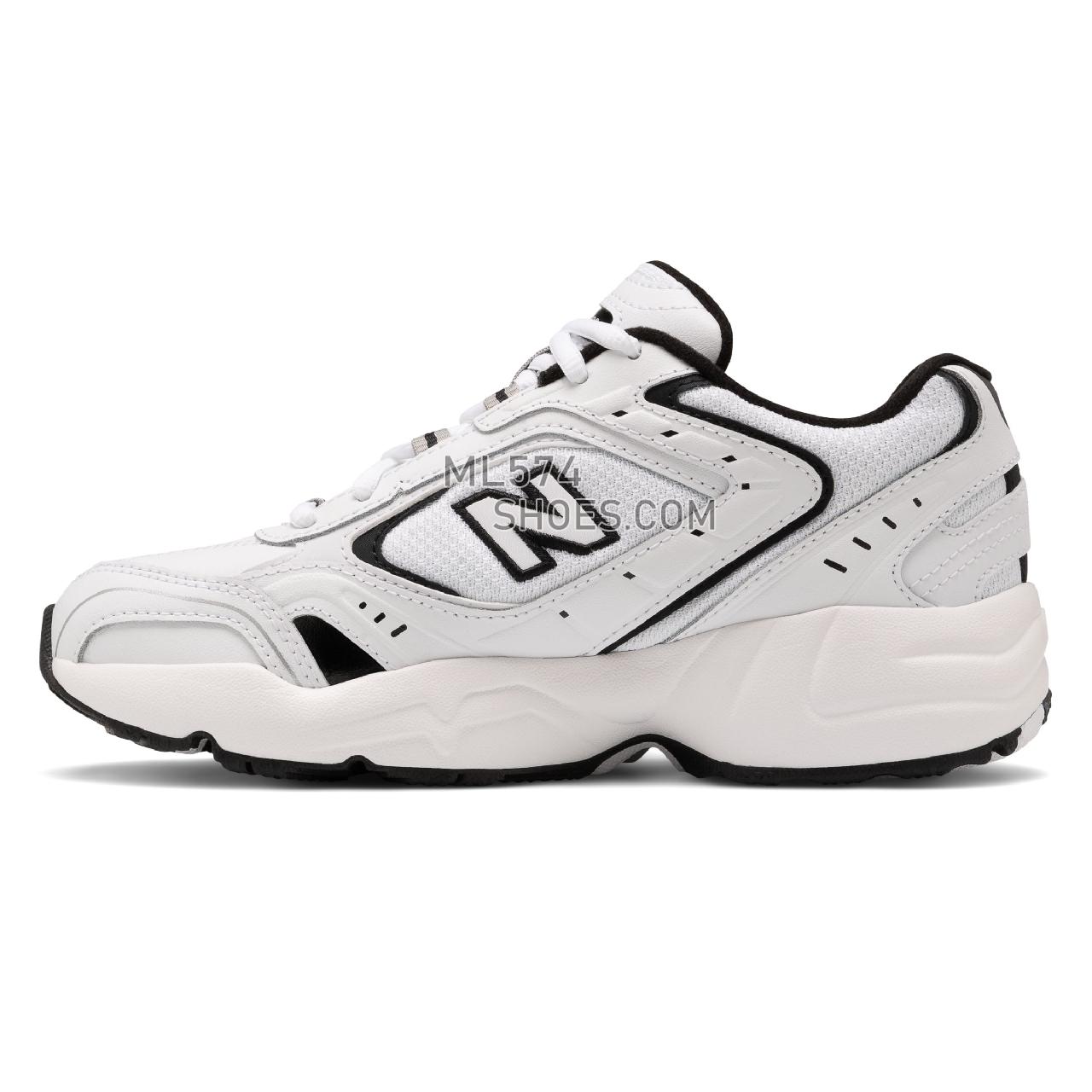 New Balance 452 - Women's 452 Training - White with Black - WX452SB