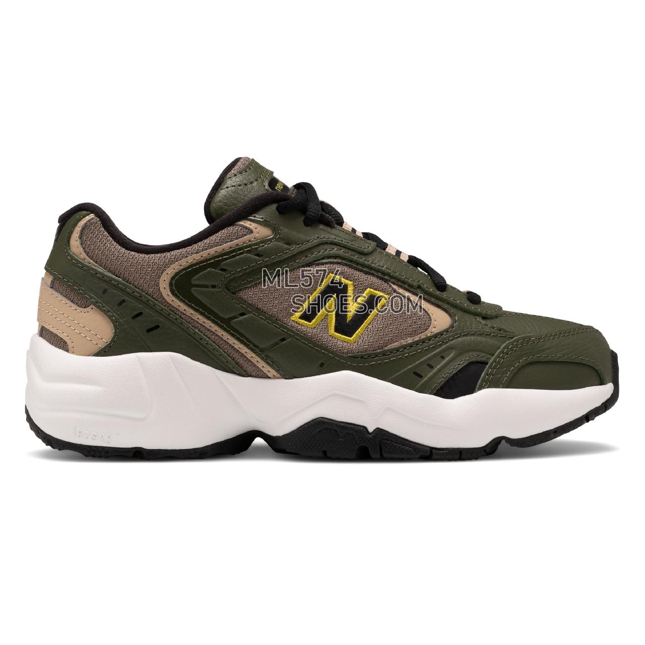 New Balance 452 - Women's 452 Training - Dark Covert Green with Incense and Black - WX452SO
