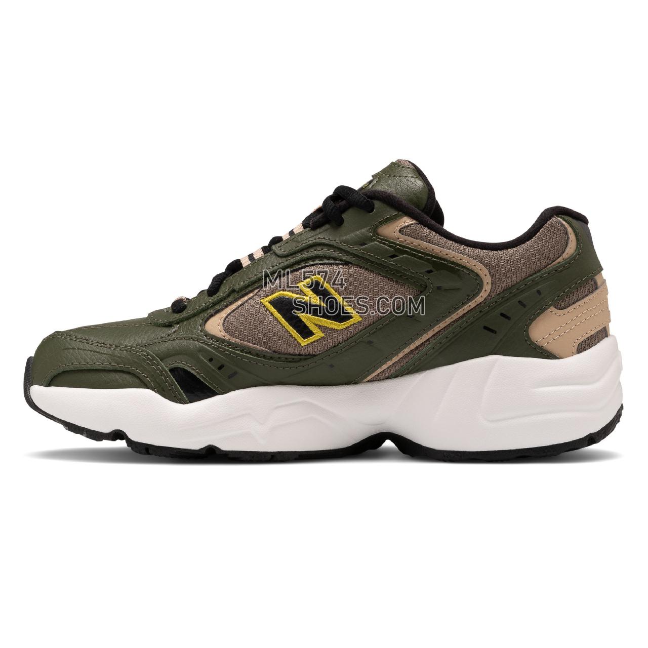 New Balance 452 - Women's 452 Training - Dark Covert Green with Incense and Black - WX452SO