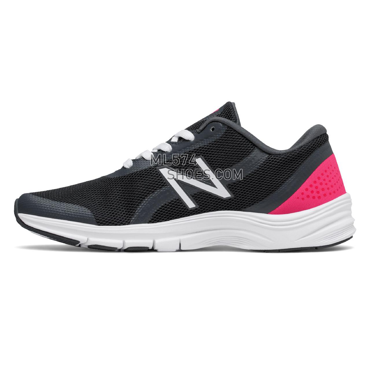 New Balance 711v3 Mesh Trainer - Women's 711v3 Mesh Trainer - Black with Alpha Pink - WX711TM3