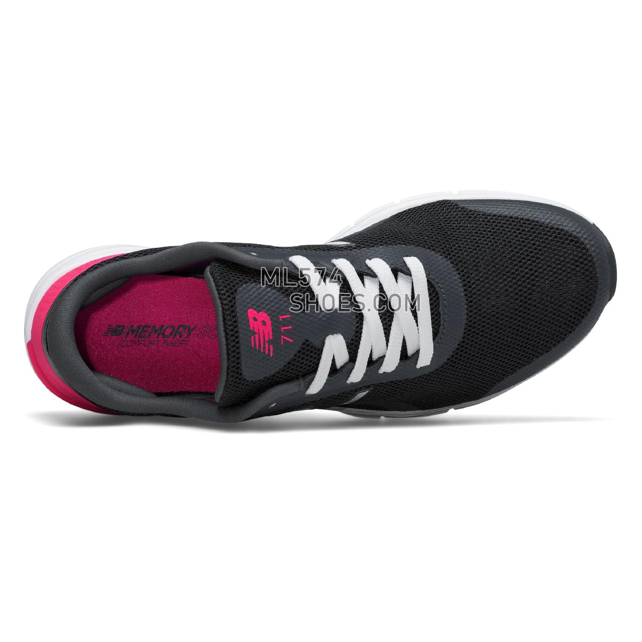 New Balance 711v3 Mesh Trainer - Women's 711v3 Mesh Trainer - Black with Alpha Pink - WX711TM3