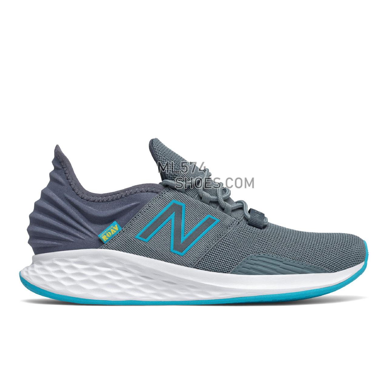 New Balance Fresh Foam Roav - Men's Neutral Running - Ocean Grey with Virtual Sky and Thunder - MROAVCO