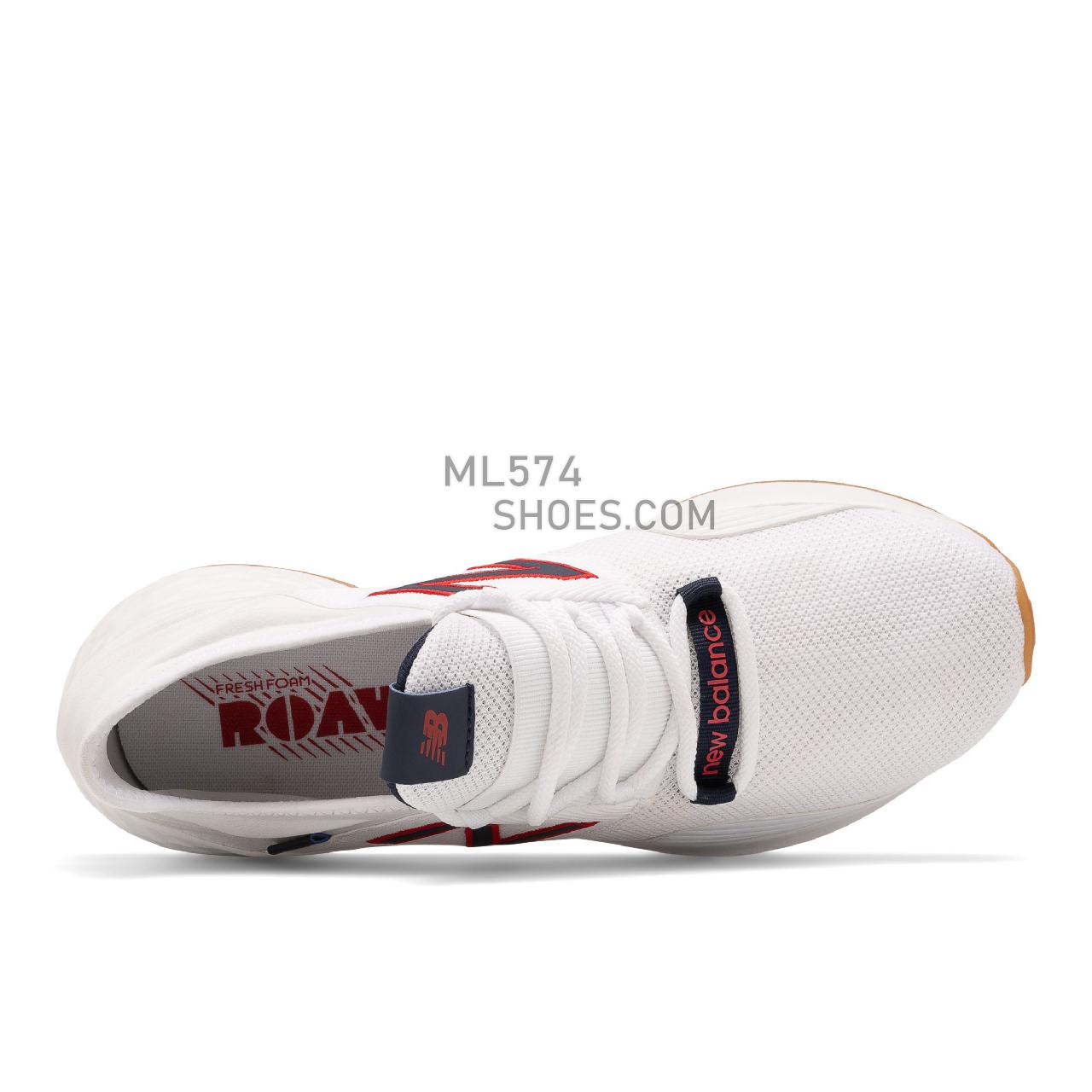 New Balance Fresh Foam Roav - Men's Neutral Running - Nb White with Pigment - MROAVSAM