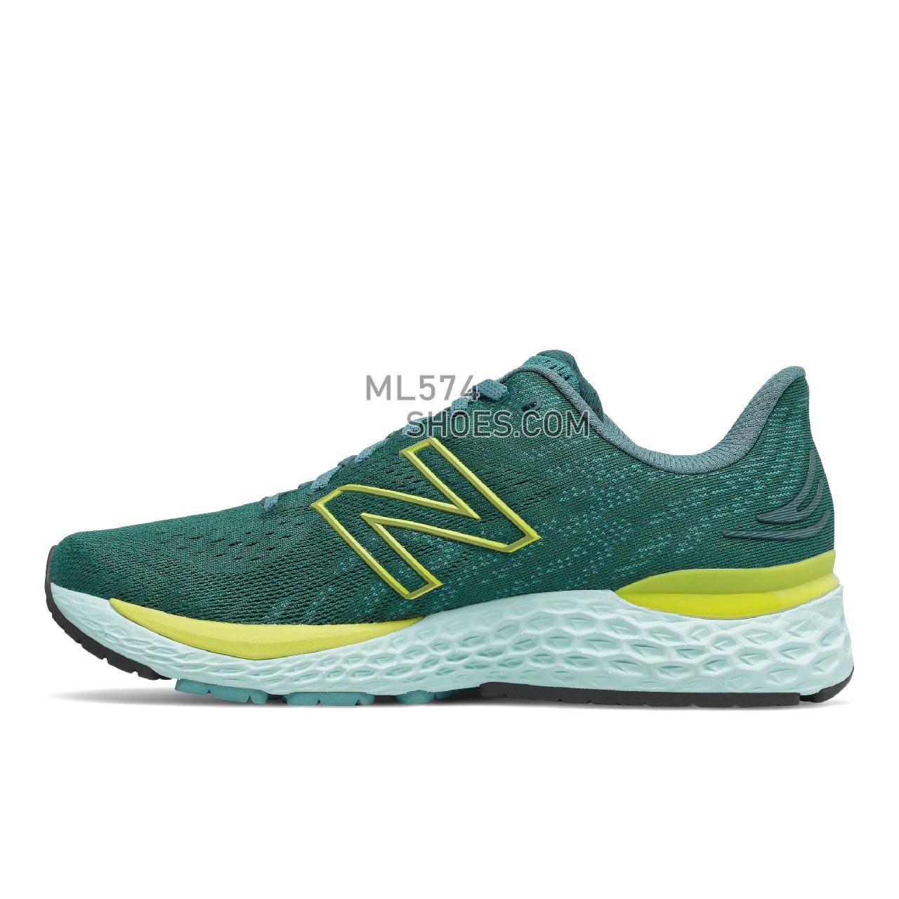 New Balance Fresh Foam 880v11 - Men's Neutral Running - Trek with Sulpher Yellow - M880D11