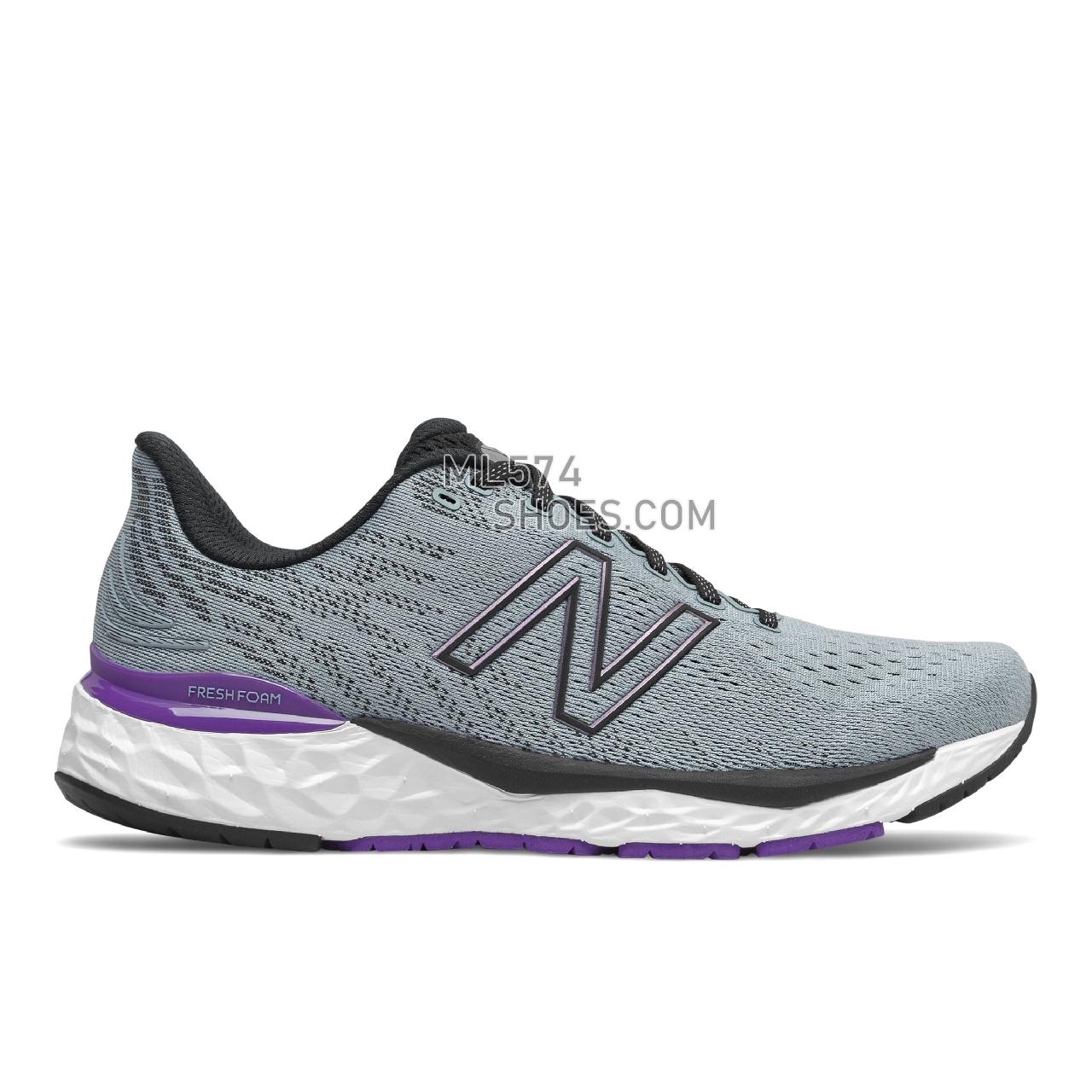 New Balance Fresh Foam 880v11 - Men's Neutral Running - Light Slate with Deep Violet - M880C11