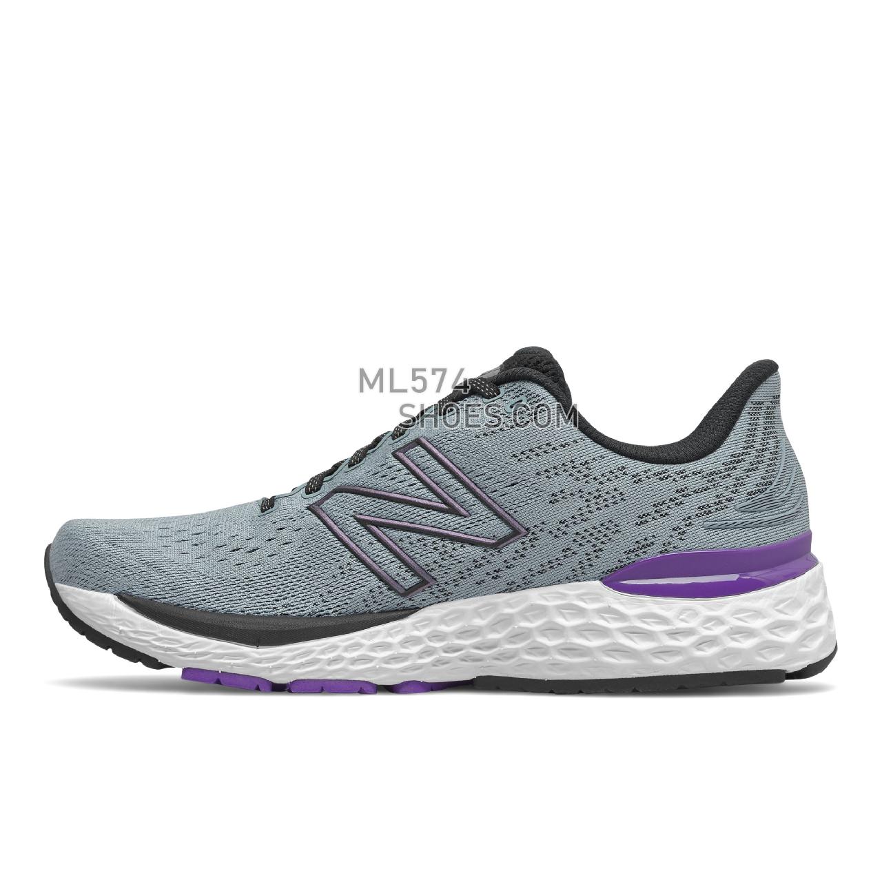 New Balance Fresh Foam 880v11 - Men's Neutral Running - Light Slate with Deep Violet - M880C11