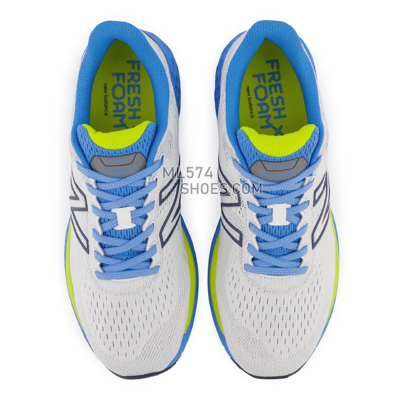 New Balance Fresh Foam 880v11 - Men's Neutral Running - White with Helium - M880W11