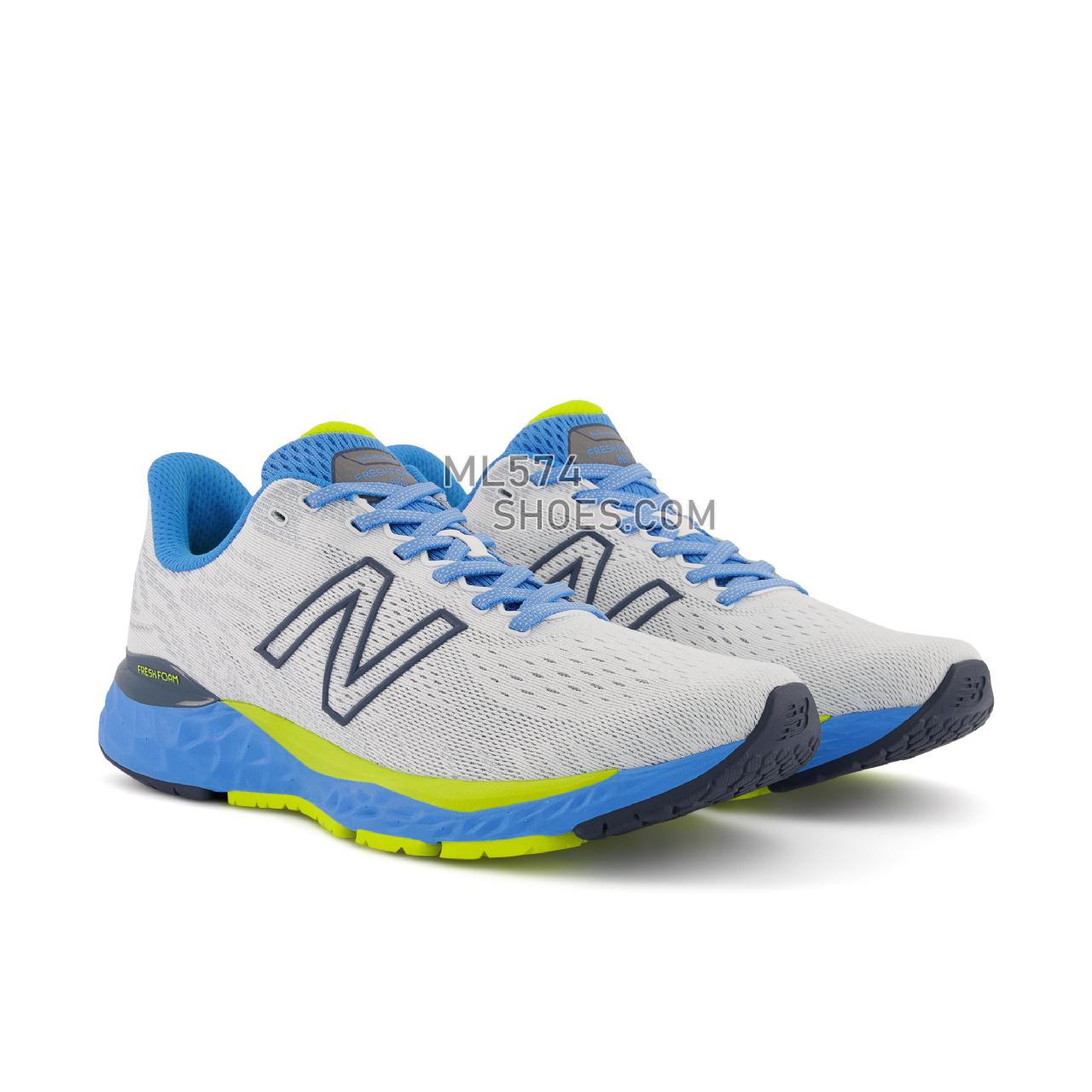 New Balance Fresh Foam 880v11 - Men's Neutral Running - White with Helium - M880W11