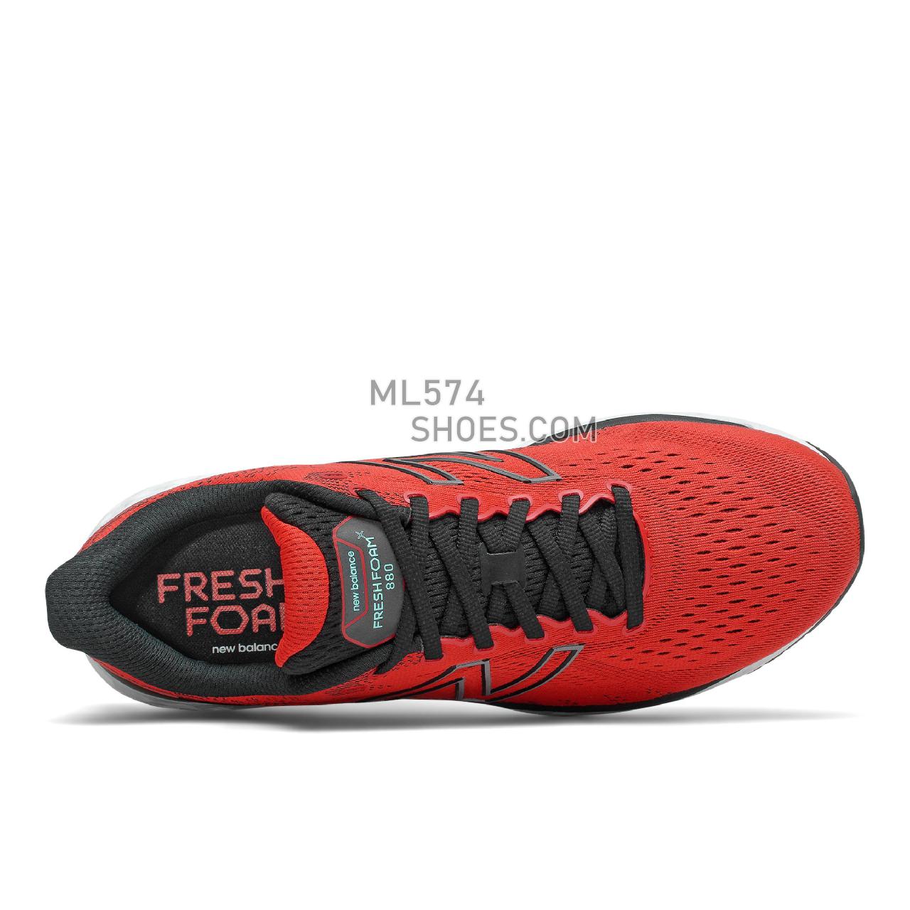 New Balance Fresh Foam 880v11 - Men's Neutral Running - Velocity Red with Black - M880R11