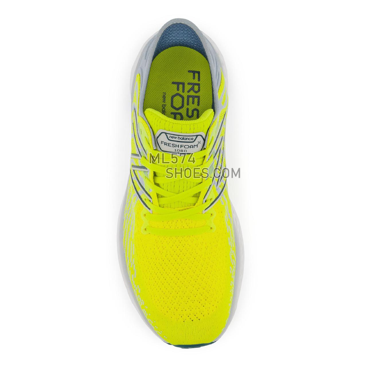 New Balance Fresh Foam 1080v11 - Men's Neutral Running - Sulphur Yellow with Light Slate - M1080C11