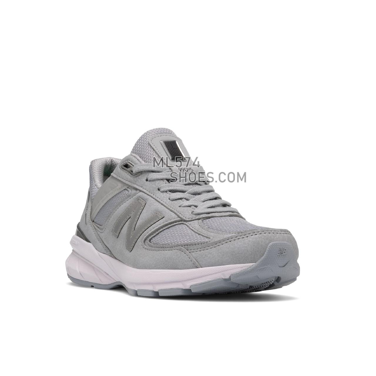 New Balance Made in USA 990v5 Vegan Friendly - Men's Neutral Running - Grey - M990JS5