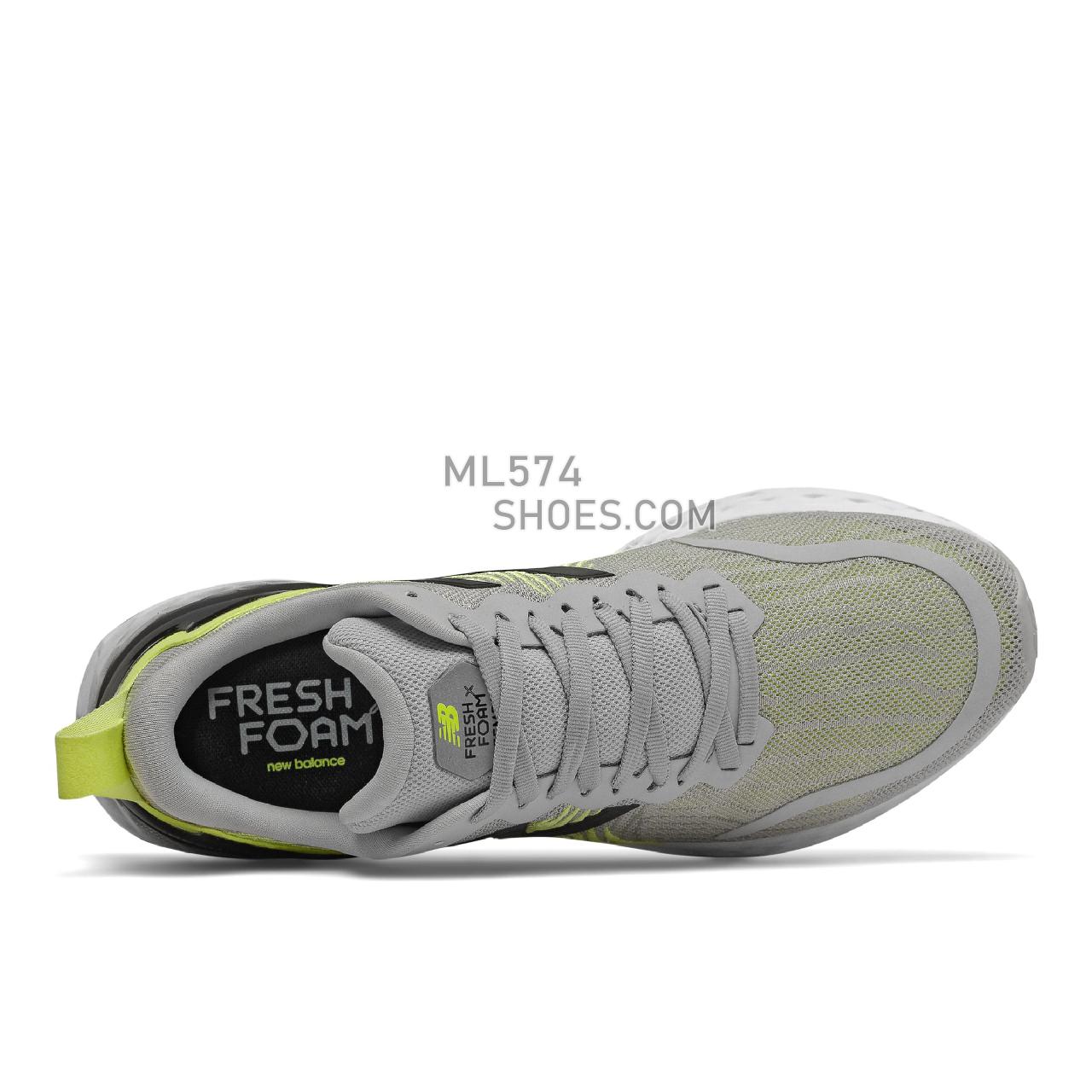 New Balance Fresh Foam Tempo - Men's Neutral Running - Rain Cloud with Lemon Slush - MTMPOGY