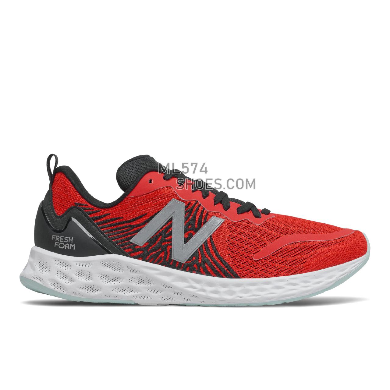 New Balance Fresh Foam Tempo - Men's Neutral Running - Velocity Red with Black - MTMPOCR