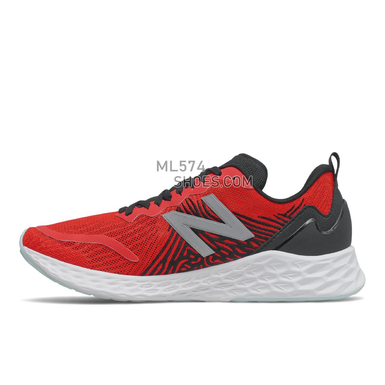 New Balance Fresh Foam Tempo - Men's Neutral Running - Velocity Red with Black - MTMPOCR