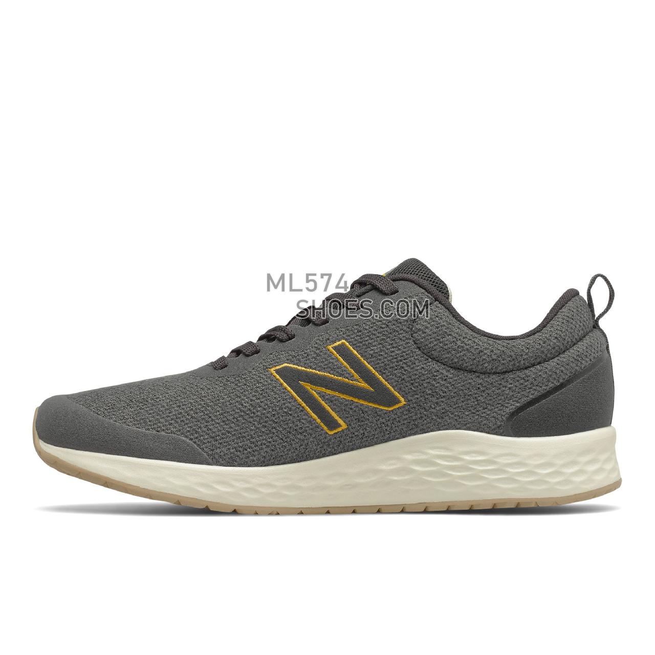 New Balance Fresh Foam Arishi v3 - Men's Neutral Running - Magnet with Phantom and Harvest Gold - MARISMG3