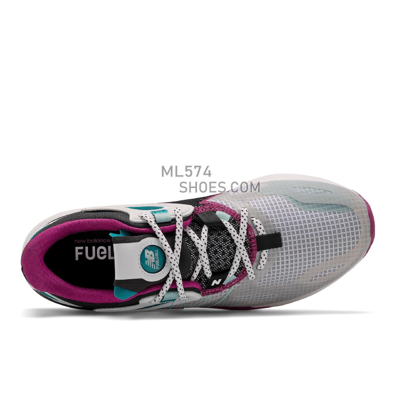 New Balance FuelCell Propel RMX - Men's Neutral Running - White with Team Teal and Jewel - MPRMXLW