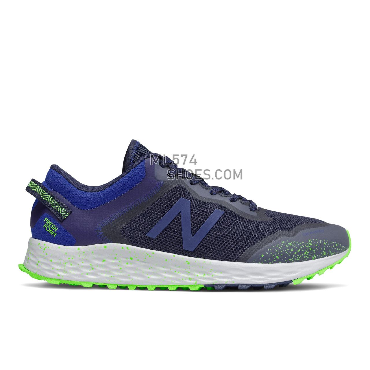 New Balance Fresh Foam Arishi Trail - Men's Neutral Running - Steel with Tidepool - MTARISY1