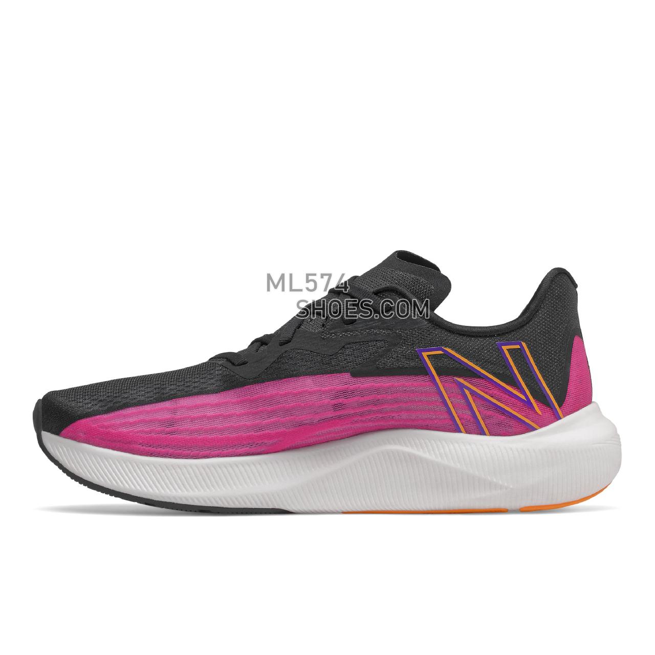 New Balance FuelCell Rebel v2 - Men's Neutral Running - Pink Glo with Black - MFCXCP2