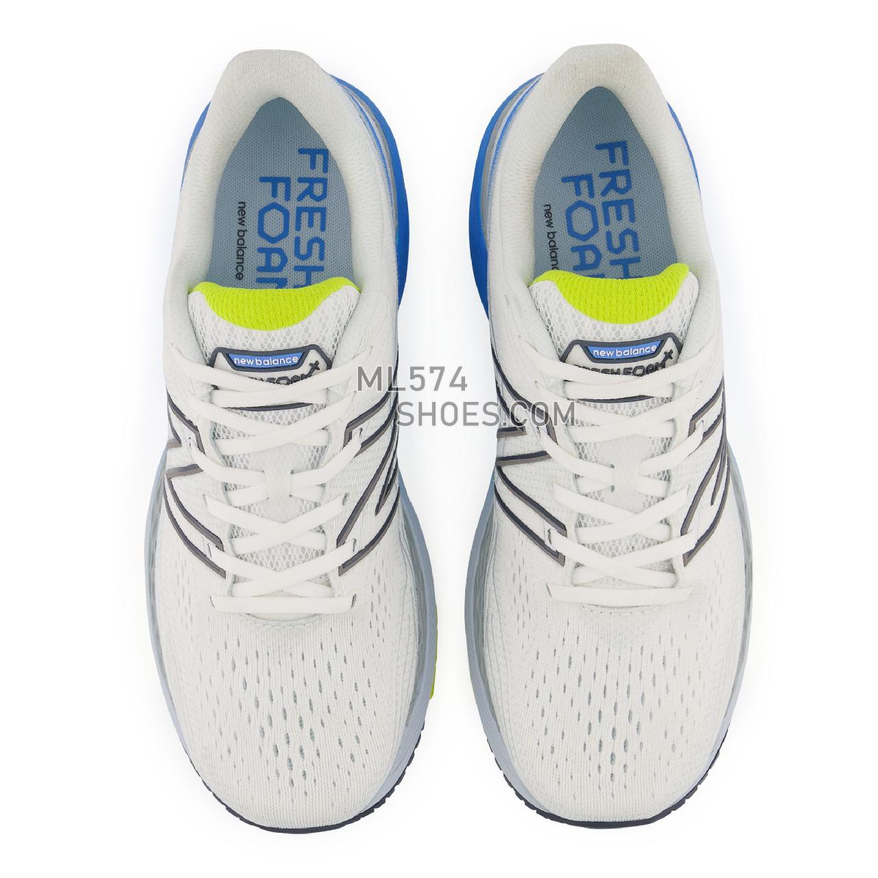 New Balance Fresh Foam X 860v12 - Men's Stability Running - White with Helium - M860W12