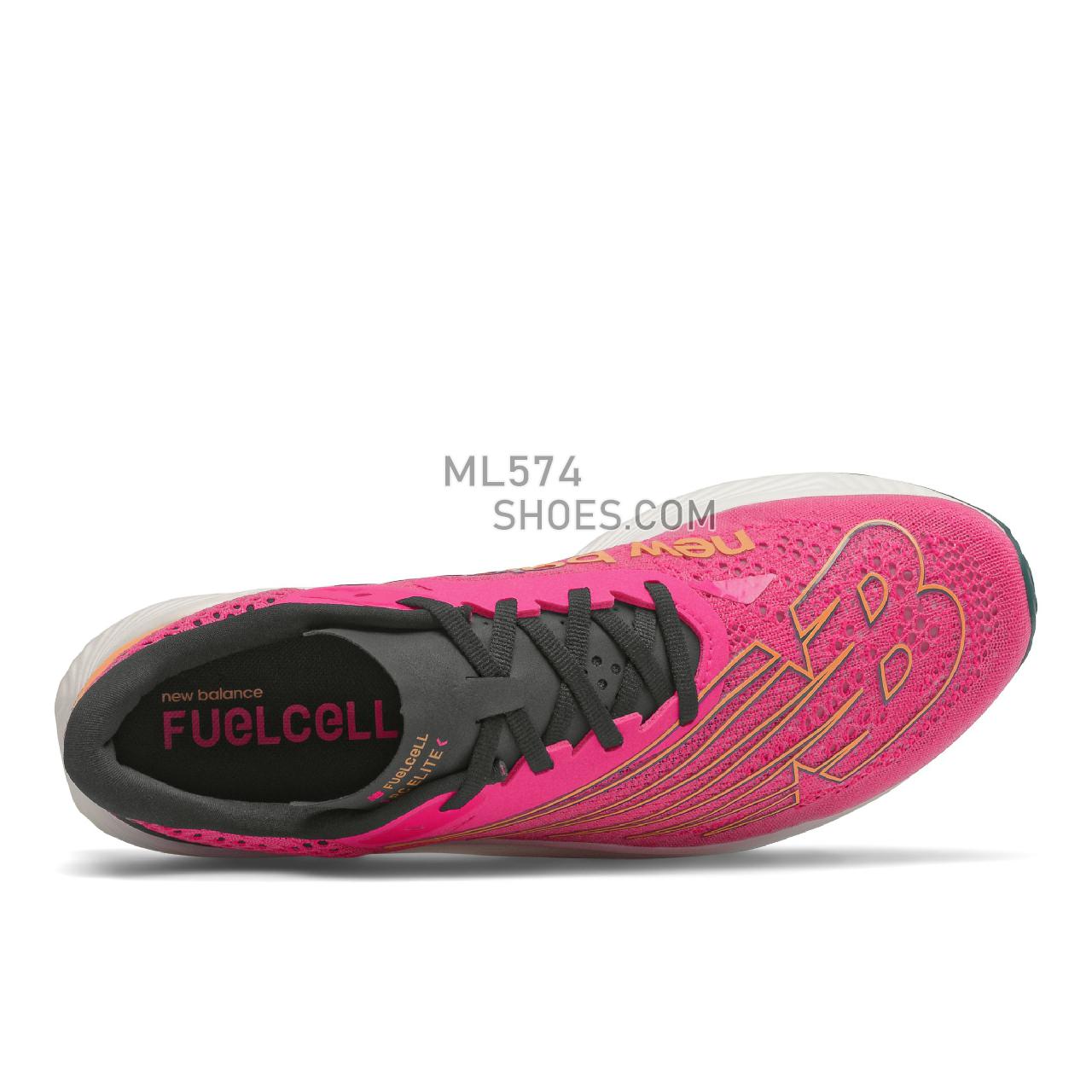 New Balance FuelCell RC Elite v2 - Men's Competition Running - Pink Glo with Black - MRCELPB2