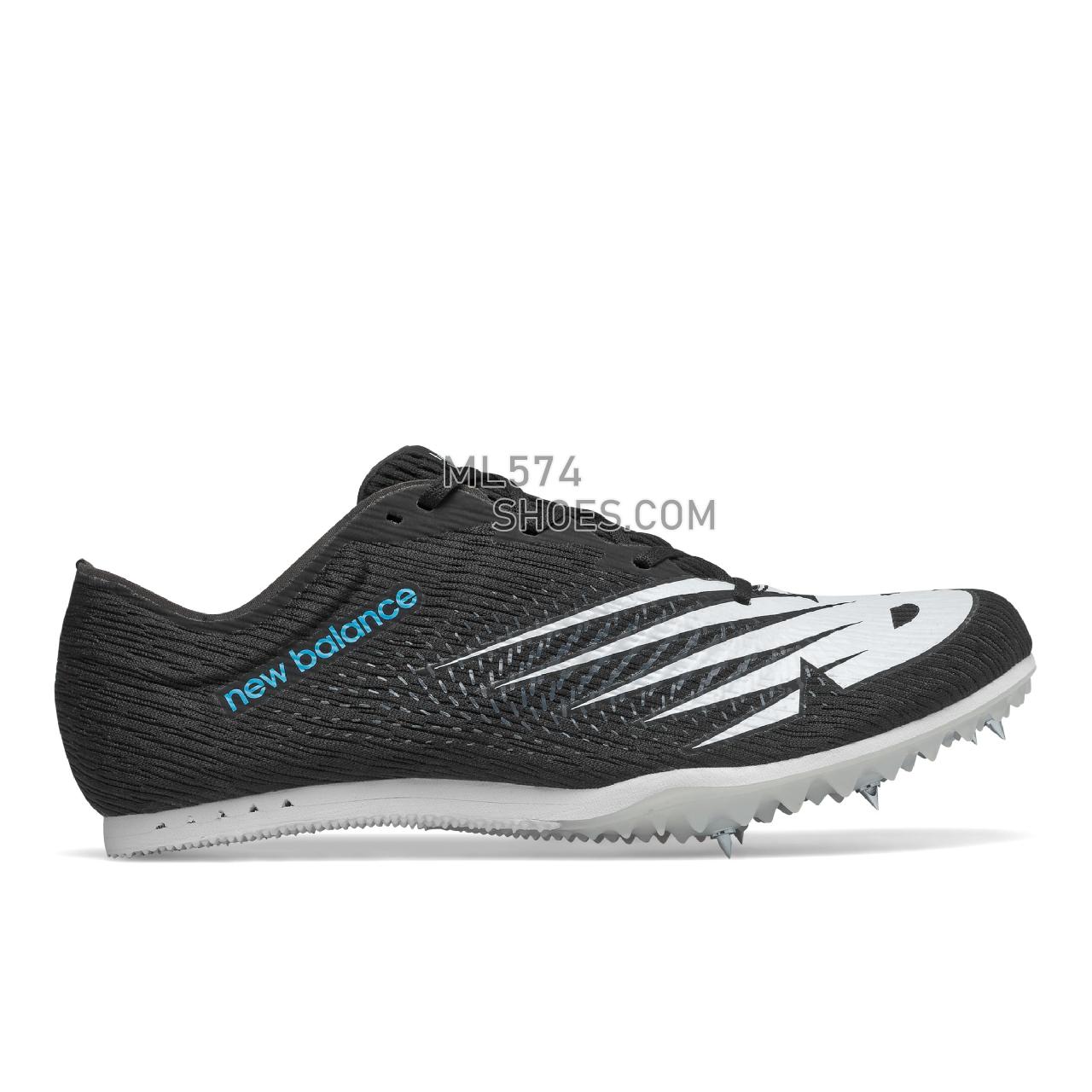 New Balance MD500v7 - Men's Competition Running - Black with White - MMD500X7