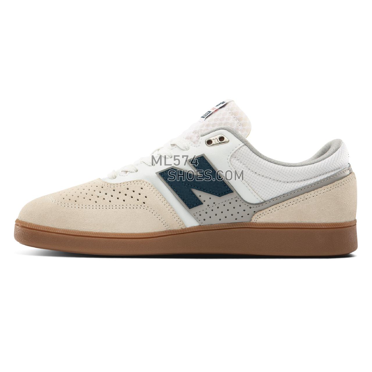 New Balance Numeric NM508 - Men's NB Numeric Skate - White with Blue and Grey - NM508WHB