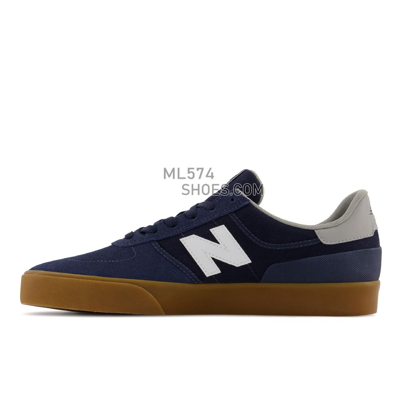 New Balance NB NUMERIC 272 - Unisex Men's Women's NB Numeric Skate - Navy with White - NM272NGM