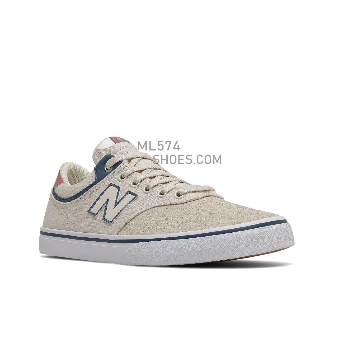 New Balance NB NUMERIC 255 - Men's NB Numeric Skate - White with Grey - NM255SRP