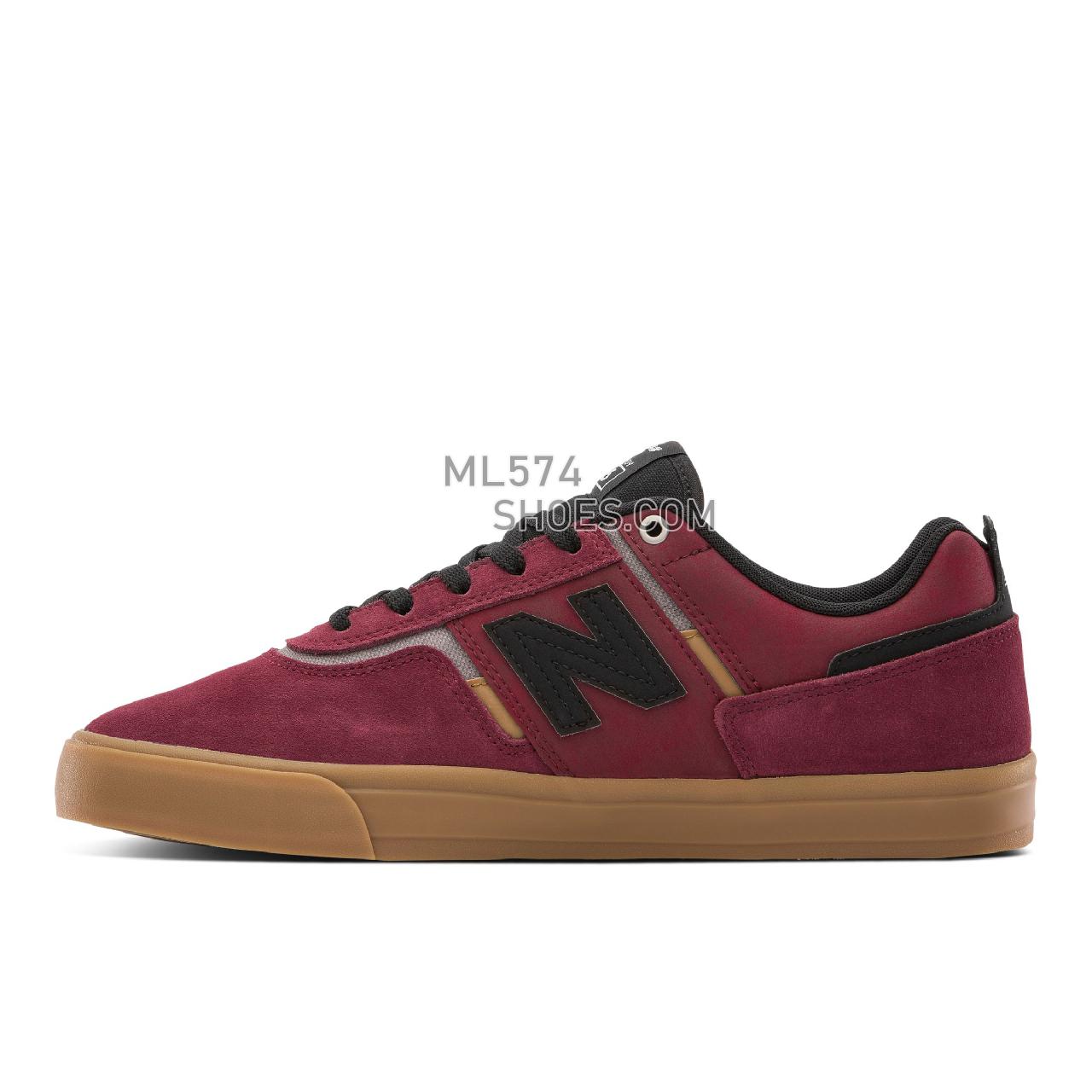 New Balance NB NUMERIC JAMIE FOY 306 - Men's NB Numeric Skate - Burgundy with Black - NM306JCT