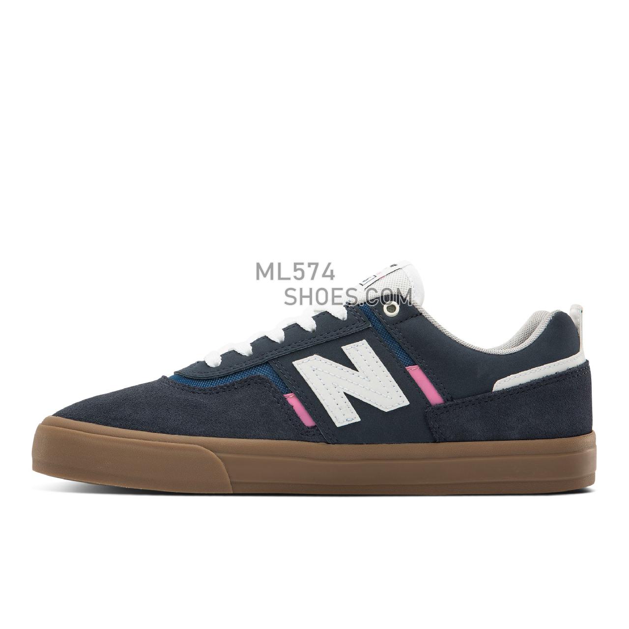 New Balance Numeric NM306 - Men's NB Numeric Skate - Navy with Pink - NM306IEN