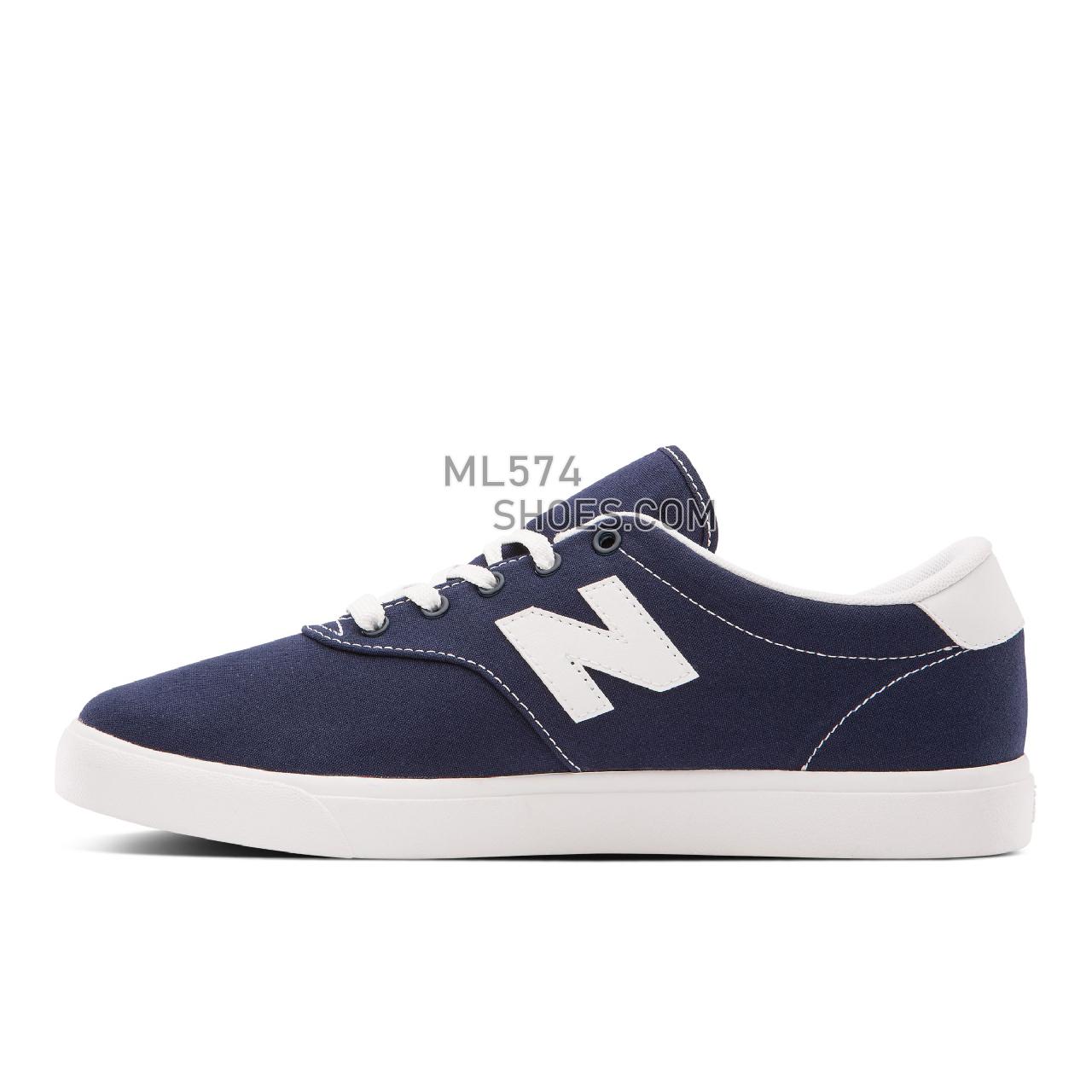 New Balance NB ALL COASTS 55 - Men's Court Classics - Navy with White - AM55NIW