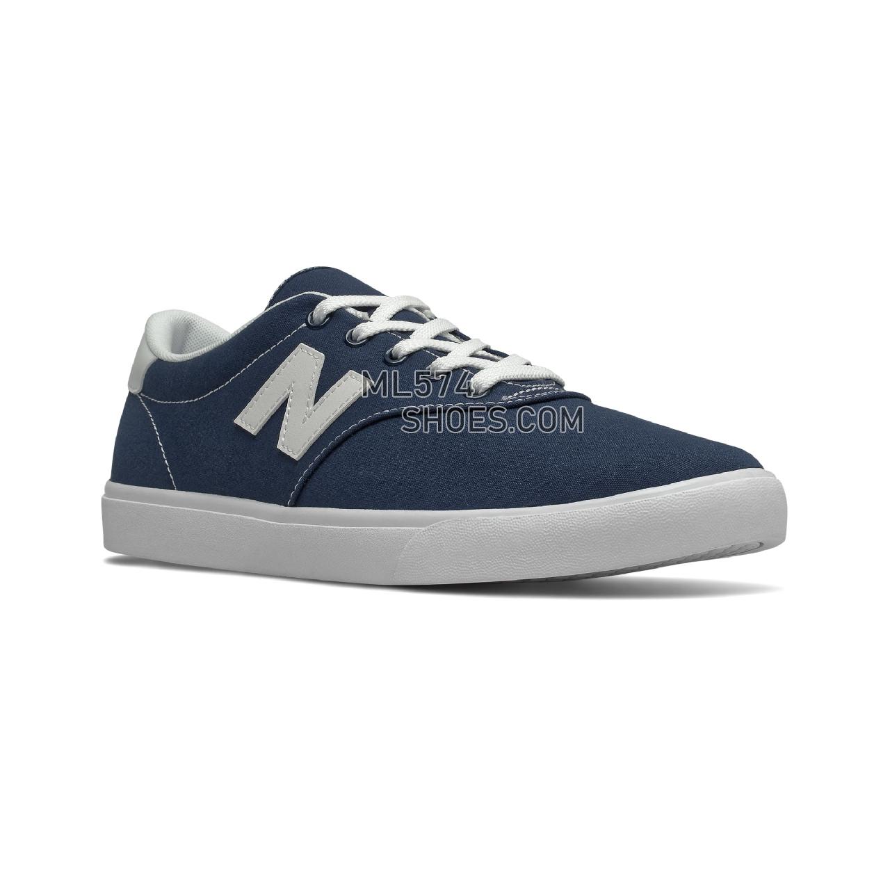 New Balance NB ALL COASTS 55 - Men's Court Classics - Navy with White - AM55NIW