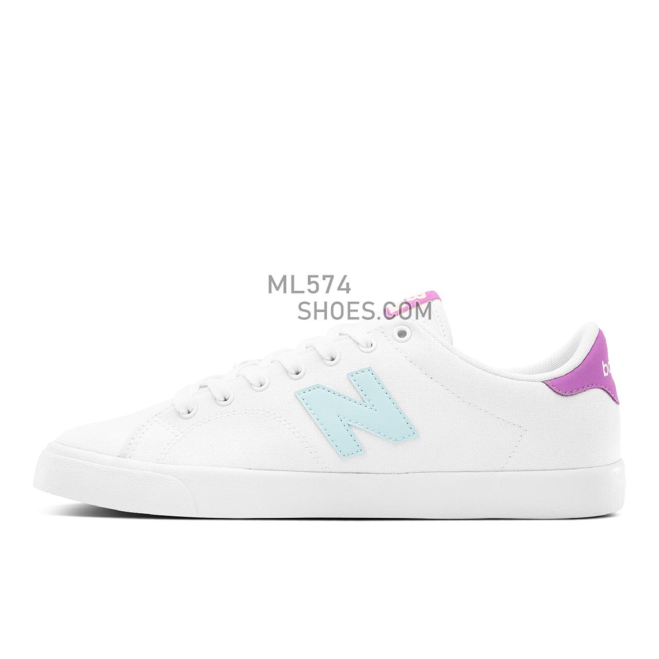 New Balance NB ALL COASTS 210 - Men's Court Classics - White with Blue - AM210LTD