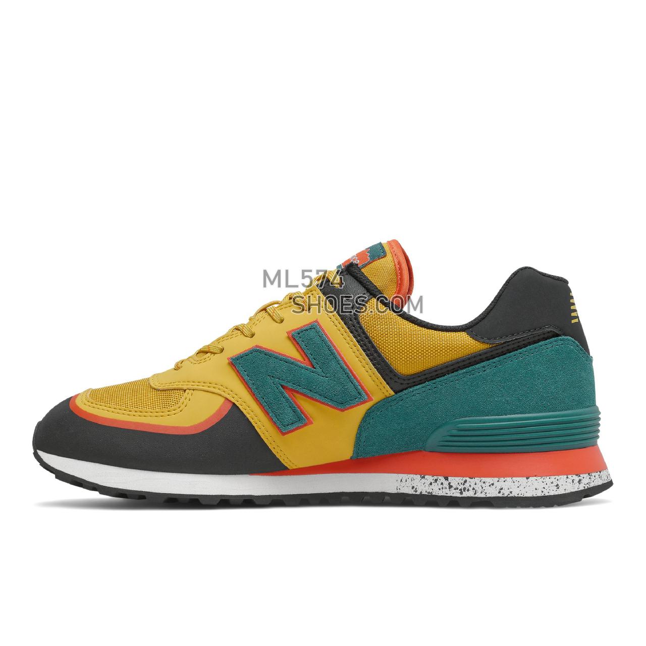 New Balance 574T - Unisex Men's Women's All Terrain - Harvest Gold with Blaze - U574TZ2