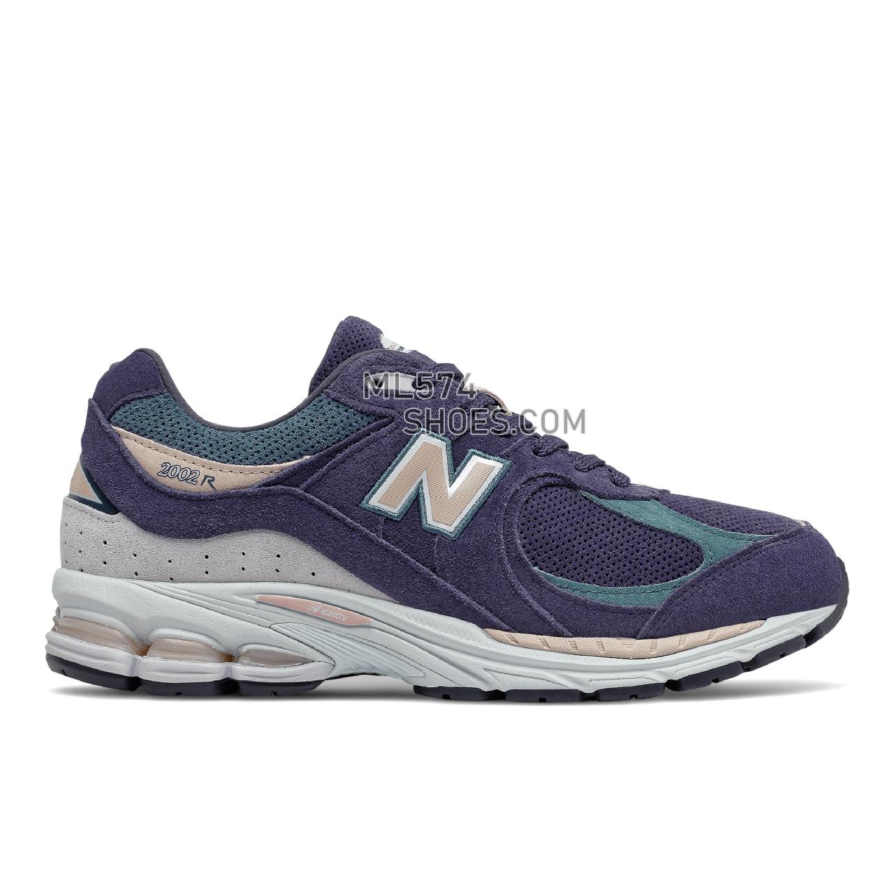 New Balance 2002R - Men's Sport Style Sneakers - Night Tide with Au Lait - M2002RWC