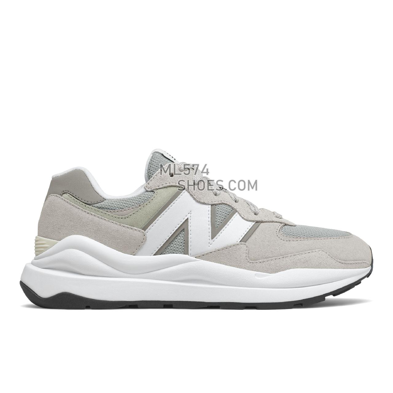 New Balance 57/40 - Men's Sport Style Sneakers - Rain Cloud with Nb White - M5740CA
